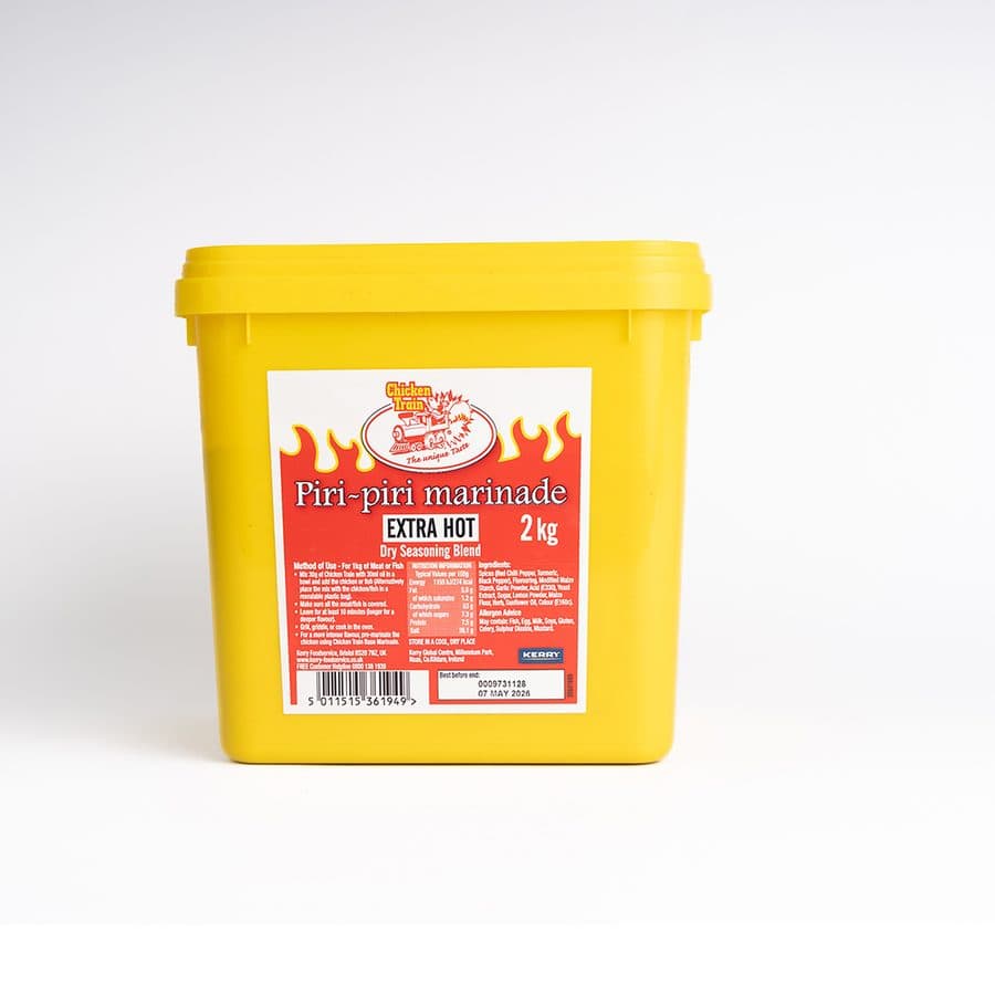 2kg tub of extra hot piri-piri marinade